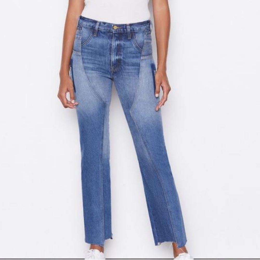 Luxury FRAME High Rise Inverted Jean Enzo - Picture 7 of 8